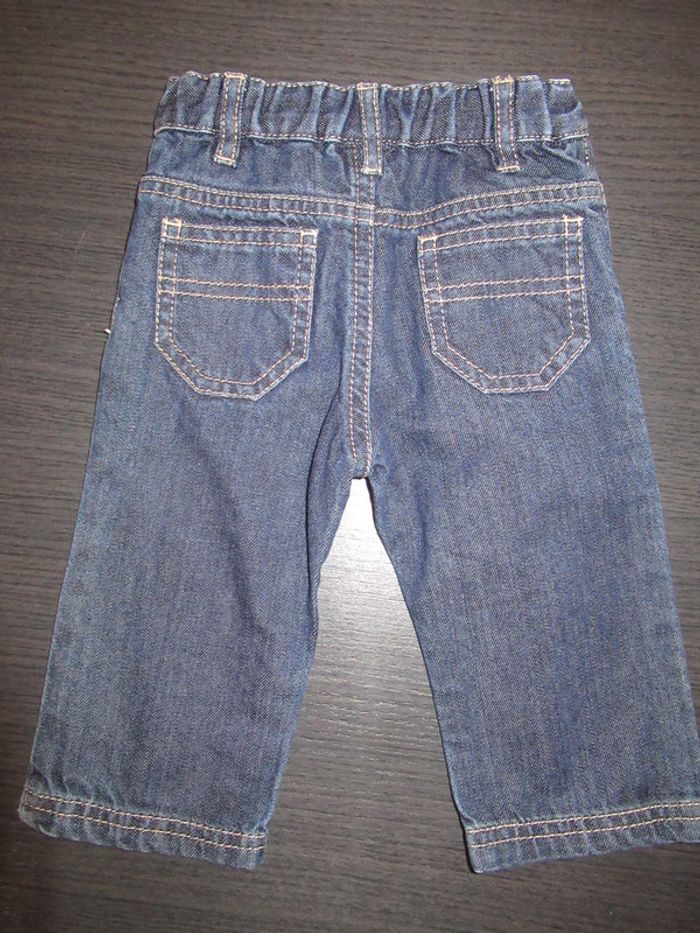 Pantalon jean's fille Petit Bateau 6 mois + don de vêtements - photo numéro 3