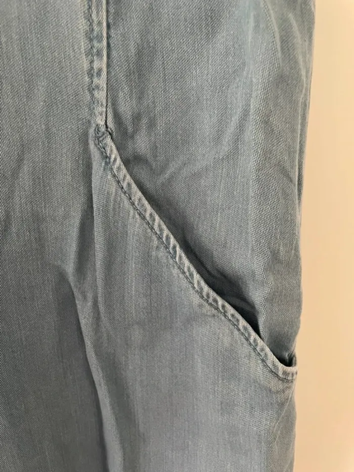 Robe bleu jeans Vila taille XS - photo numéro 3