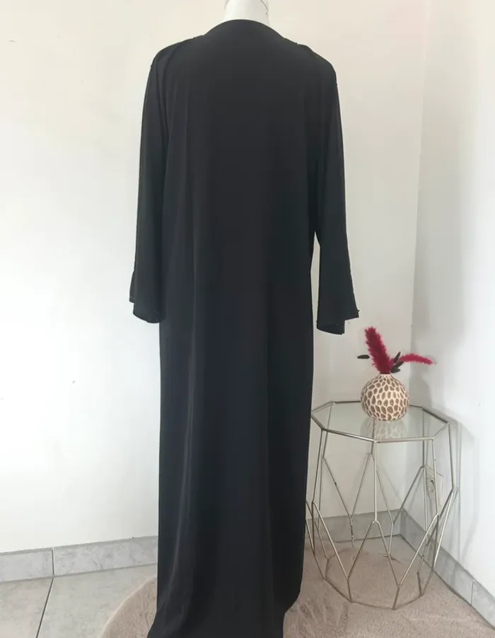 Abaya perlée noire dubai neuve - photo numéro 10