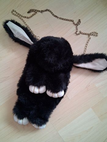 Sac lapin noir