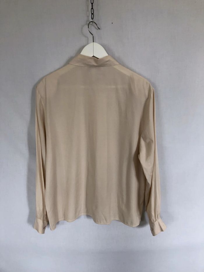 Chemise vintage crème à guipures 48 Damart très bon état - photo numéro 11