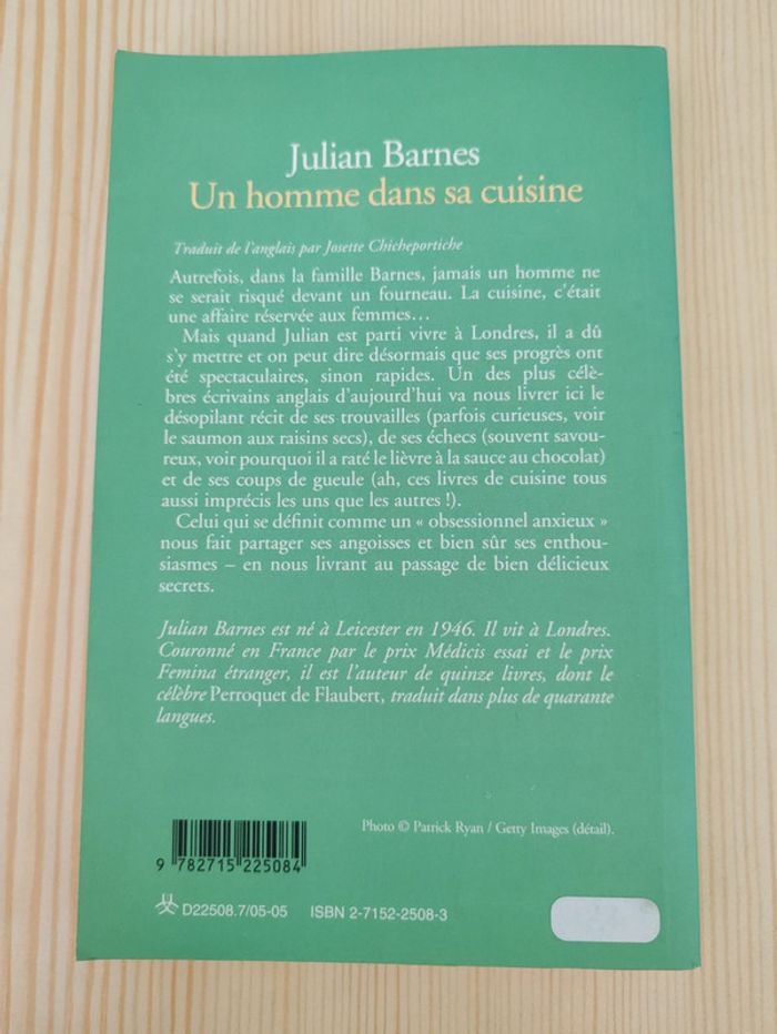 Julian Barnes 🌸 Un homme dans sa cuisine - photo numéro 2