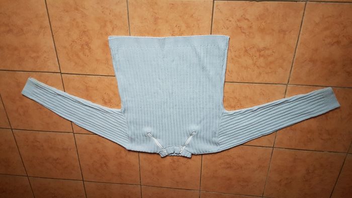 Pull hiver homme 46 bleu clair