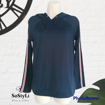 Sweat léger bleu marine à capuche Ardene Taille XS