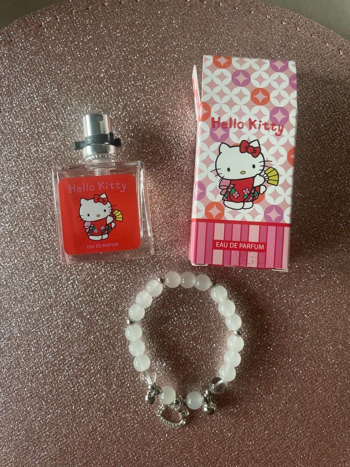 Mini parfum + bracelet hello kitty