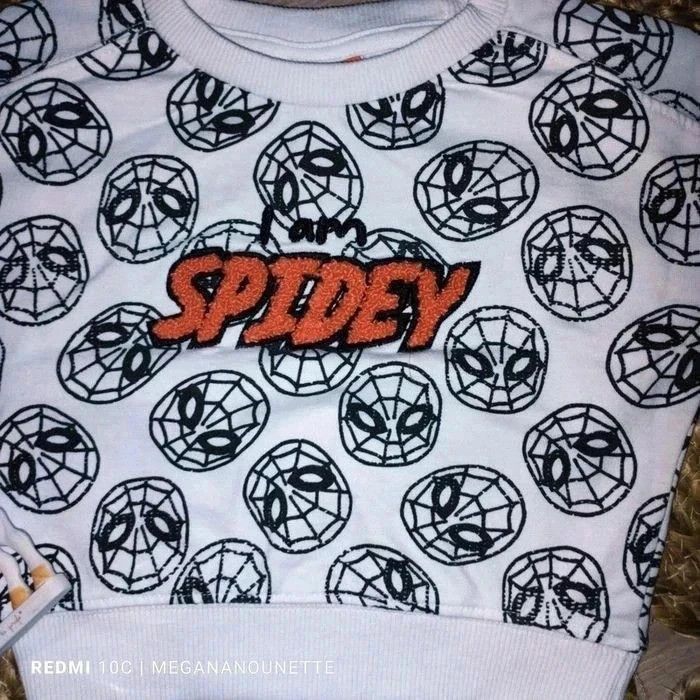 👶 Ensemble bébé Spidey – Taille 6 mois / 68 cm – Marvel x Kiabi - photo numéro 3