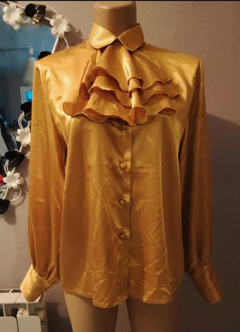 Chemisier de fou avec jabot amovible