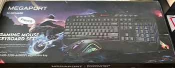 Ensemble clavier et souris gaming