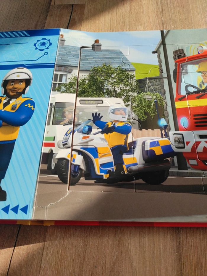 Mon grand livre puzzle sam le pompier - photo numéro 9