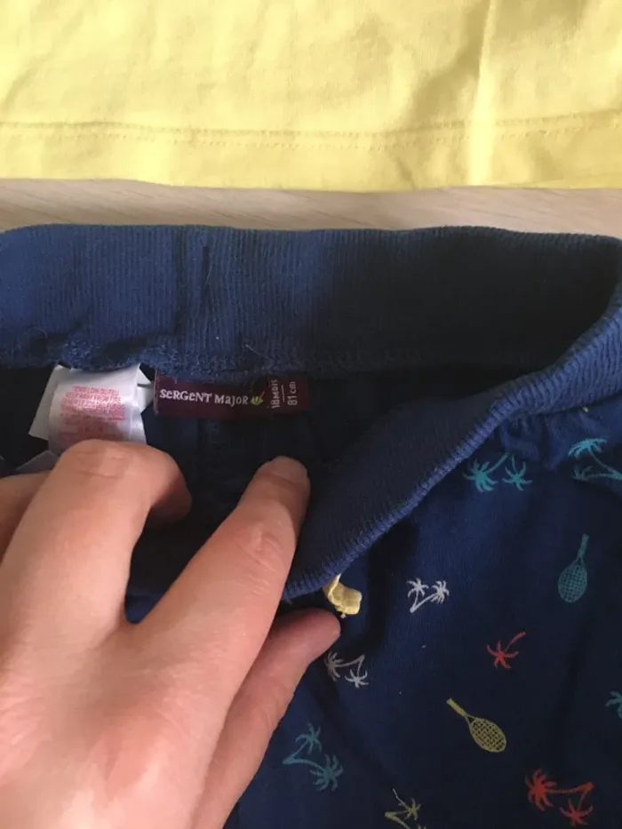 Ensemble short t-shirt 18 mois sergent major - photo numéro 3