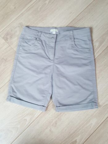 short VertBaudet gris 10 ans
