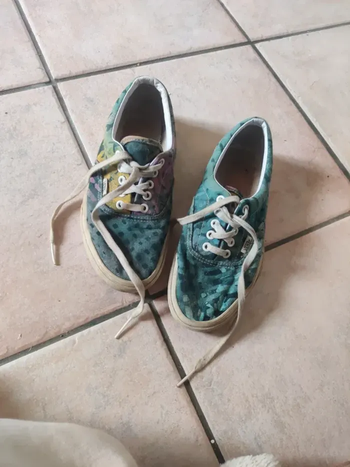 Baskets en toile Vans multicolores - photo numéro 2