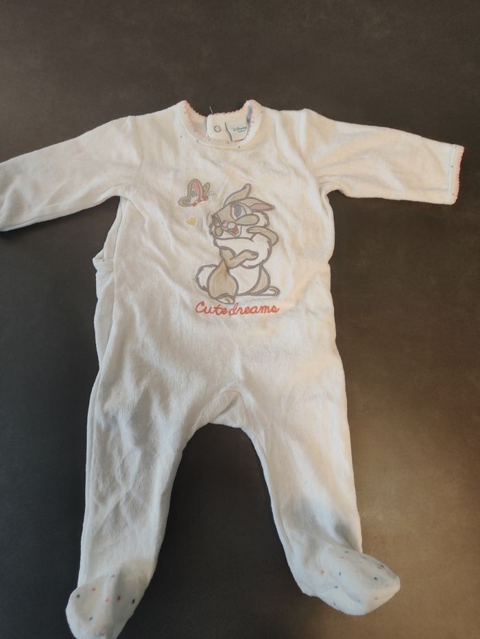 Lot de 4 pyjamas chauds bébé mixtes + bonnet Disney – Taille 9 mois - photo numéro 3