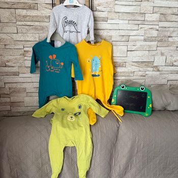 Lot de 5 pyjamas fins Garçon - T3mois 