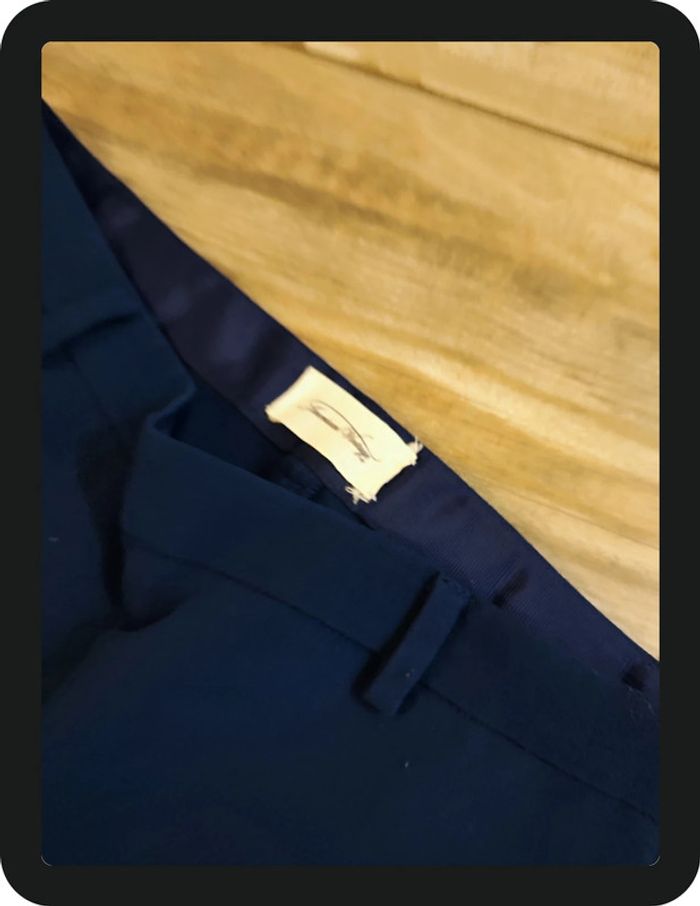 Pantalon fluide bleu canard American Vintage Taille XS - photo numéro 3