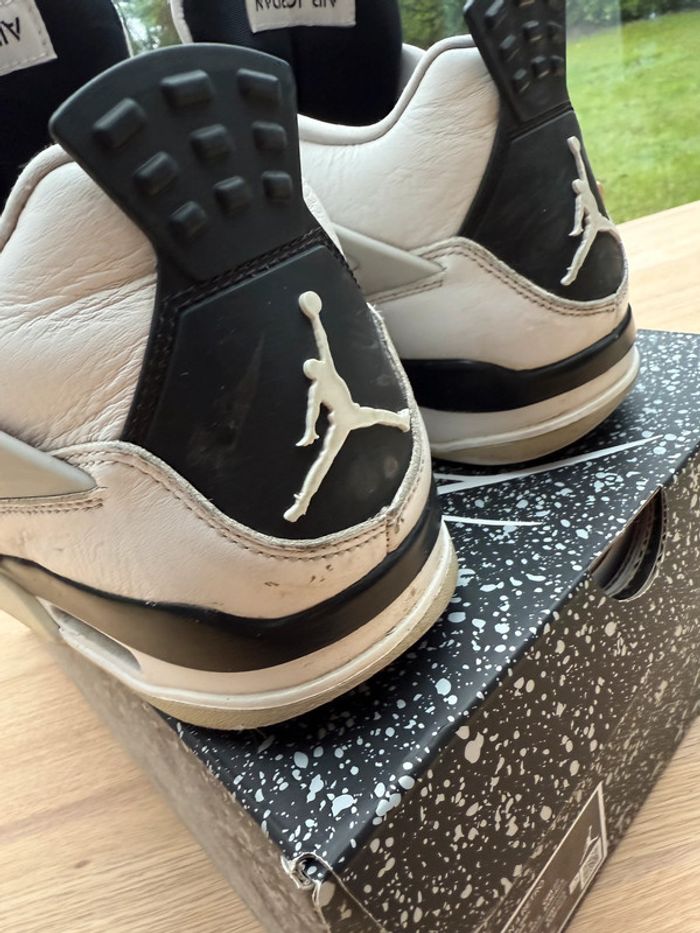 Air Jordan 4 Military Black Noir et Blanche - photo numéro 13