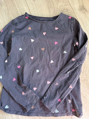 H&M t-shirt longues manches 134/140