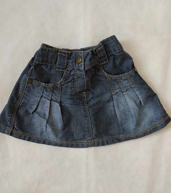 Jupe en Jean evasée Obaïbi 18 mois