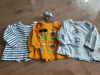 Lot de 3 tee shirts manches longues