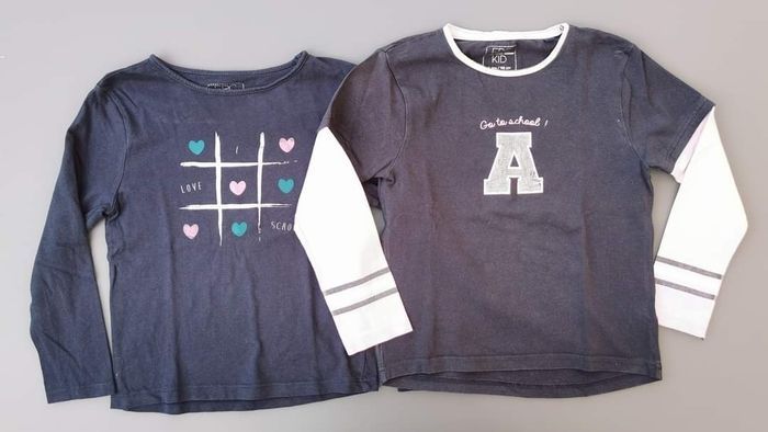 Lot de 2 tee-shirts 6 ans fille FPC Kids