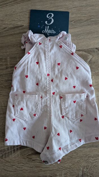 Combinaison short 3 mois