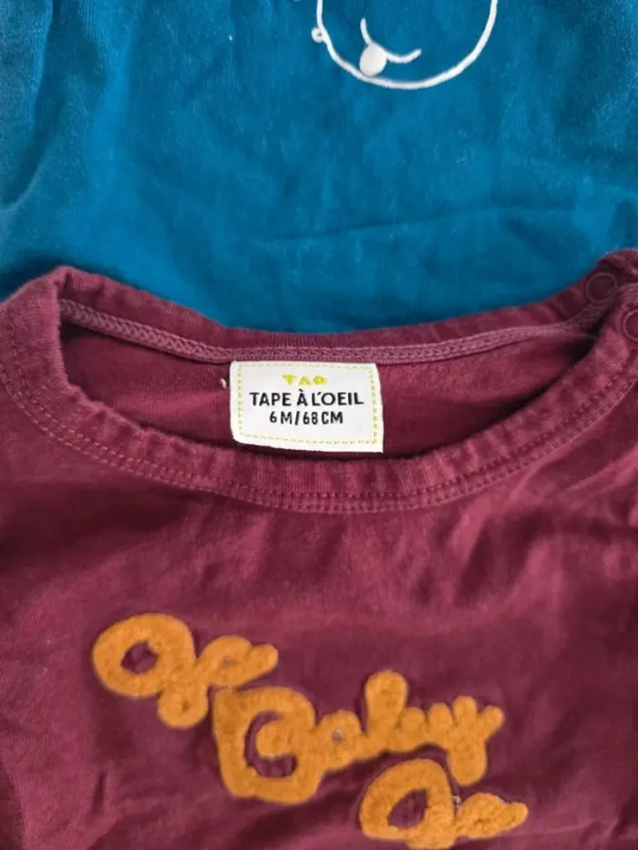Lot de 3 tee shirts manches longues - photo numéro 3
