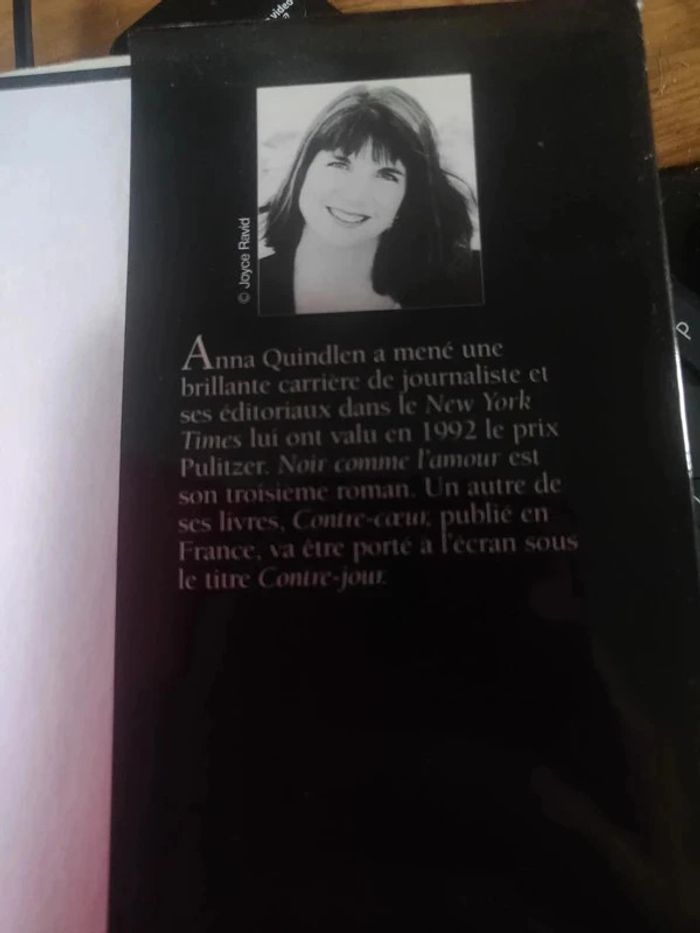 Noir comme l'amour de Anna Quindlen - photo numéro 4