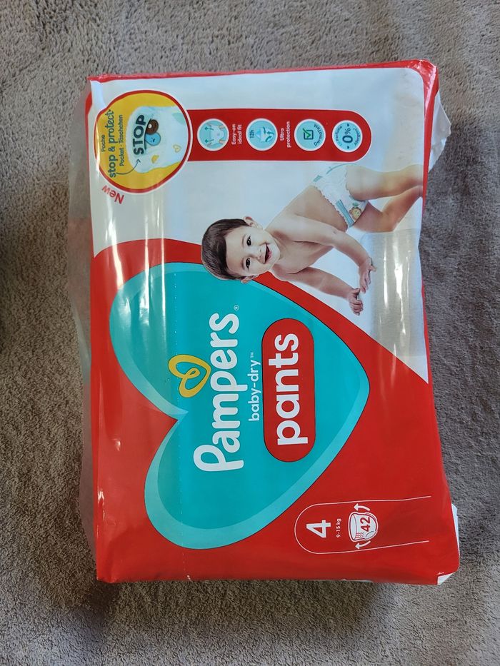 Couches Pampers Pants Taille 4 - photo numéro 2