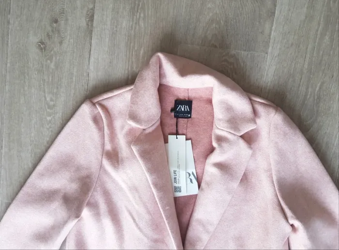 Manteau rose Zara taille M - neuf - photo numéro 10