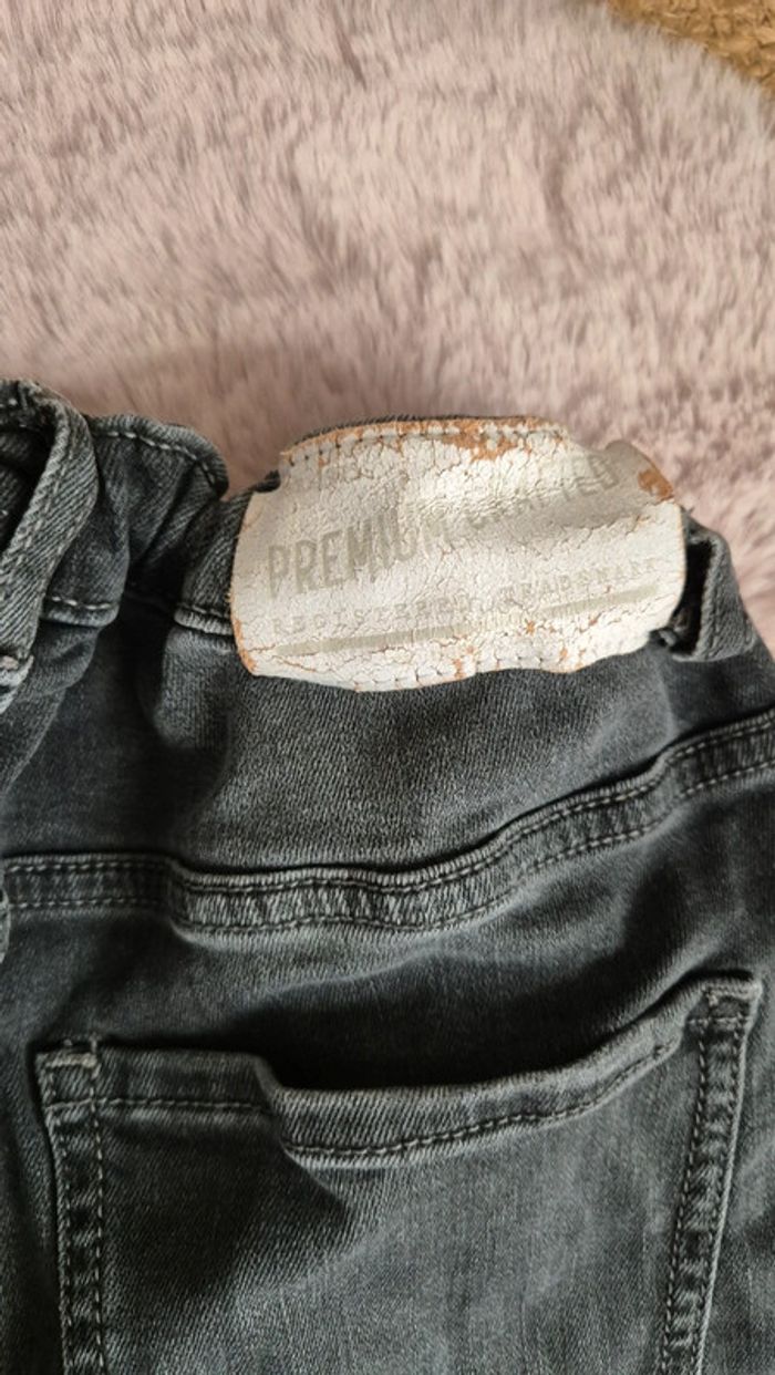 Jeans slim noir style destroyer Zara 🎸 13 / 14 ans - photo numéro 6