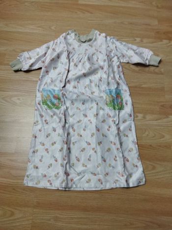 Robe de nuit 4 ans blanche avec motifs