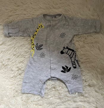 Pyjama sans pied coton Ooz 1 mois