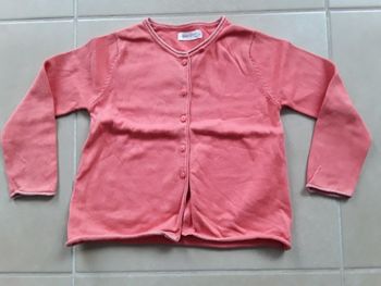Gilet orange fille 6 ans EPOP