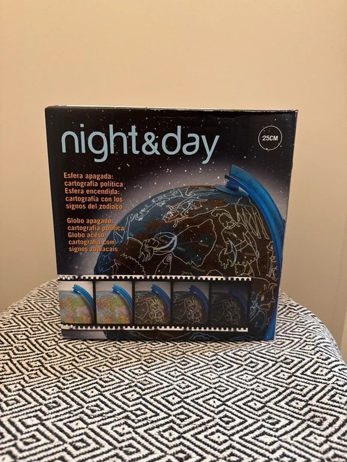 Tecnodidattica – Globe Lumineux 25cm Night&Day - photo numéro 1