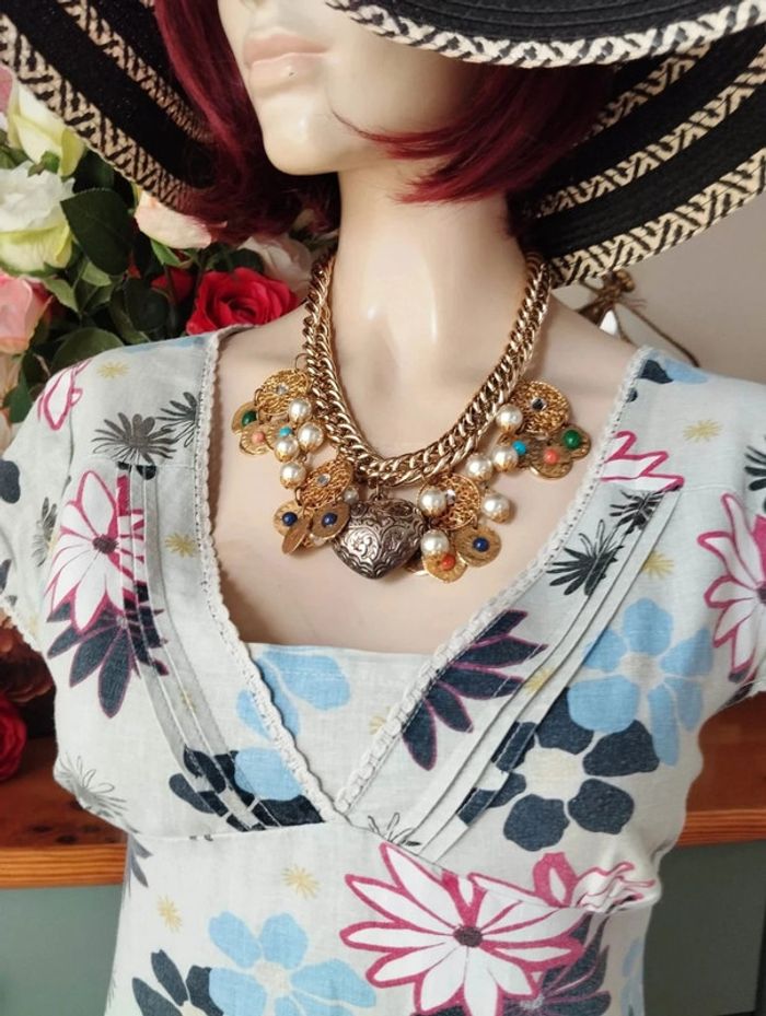 🌾Robe Fleurie en Lin & Coton Mistral T38/40🌾 - photo numéro 4