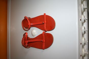 🌸Nus pieds plats vernis orange Pointure 37 Mango 🌸