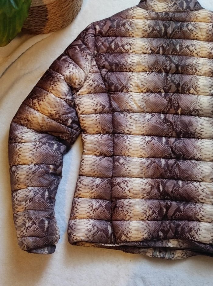 Veste matelassé imprimée serpent taille S - photo numéro 7