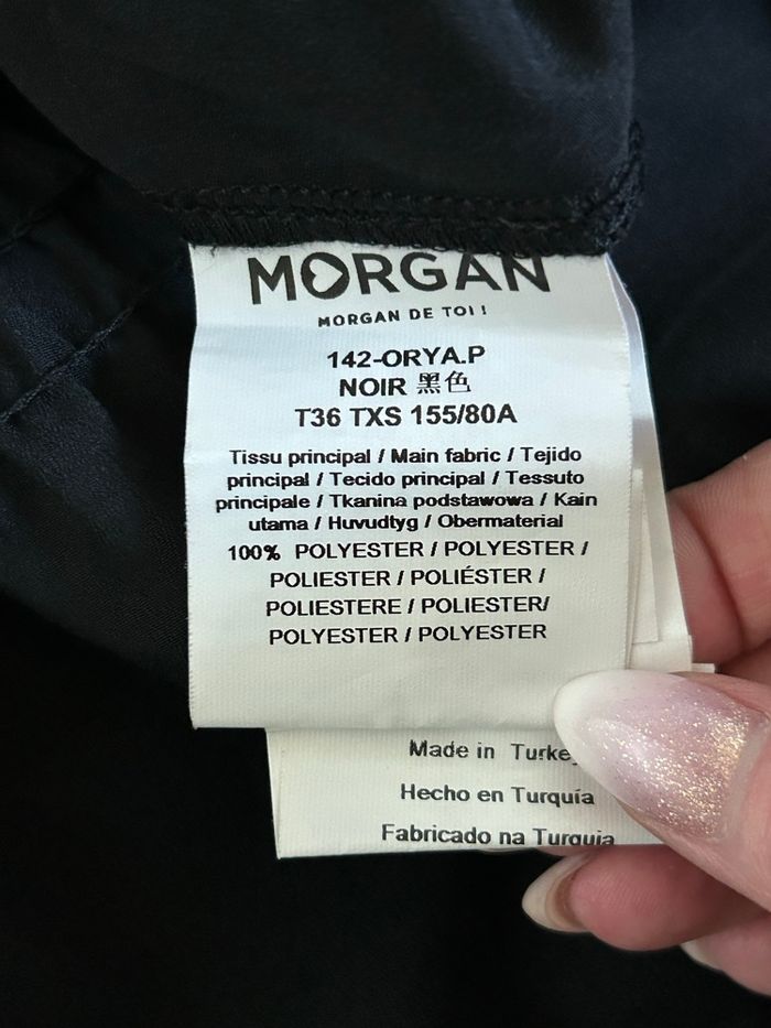 Blouse noire à manches longues Morgan taille 36 jamais portée - photo numéro 10