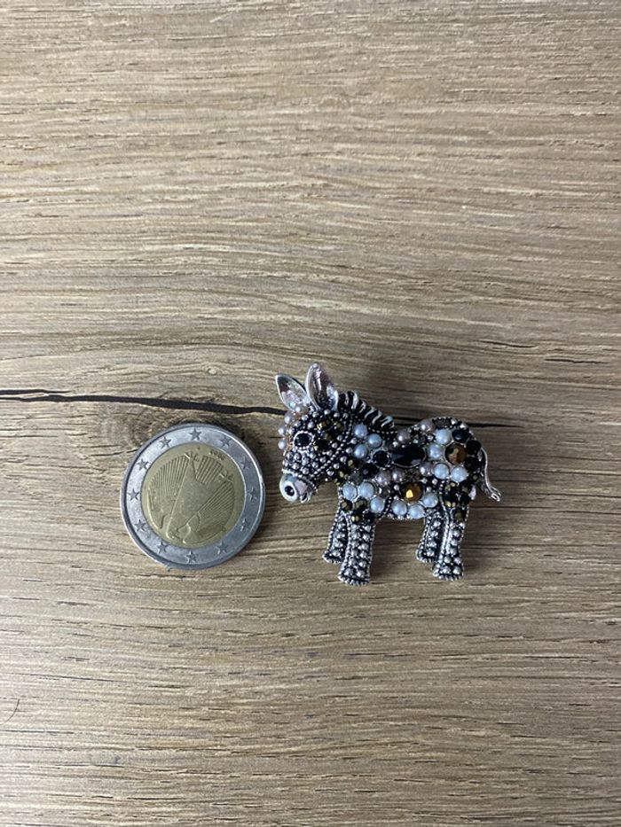 Broche âne perlé - photo numéro 5