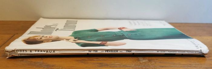 Ancien magazine Modes et travaux 1964 avec 3 patrons + supplément n°758 vintage - photo numéro 19
