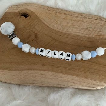 Attache-tétine en silicone personnalisé