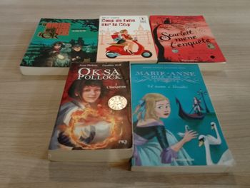 Lot de 5 livres pour ado (3.99€ les 5)(1)