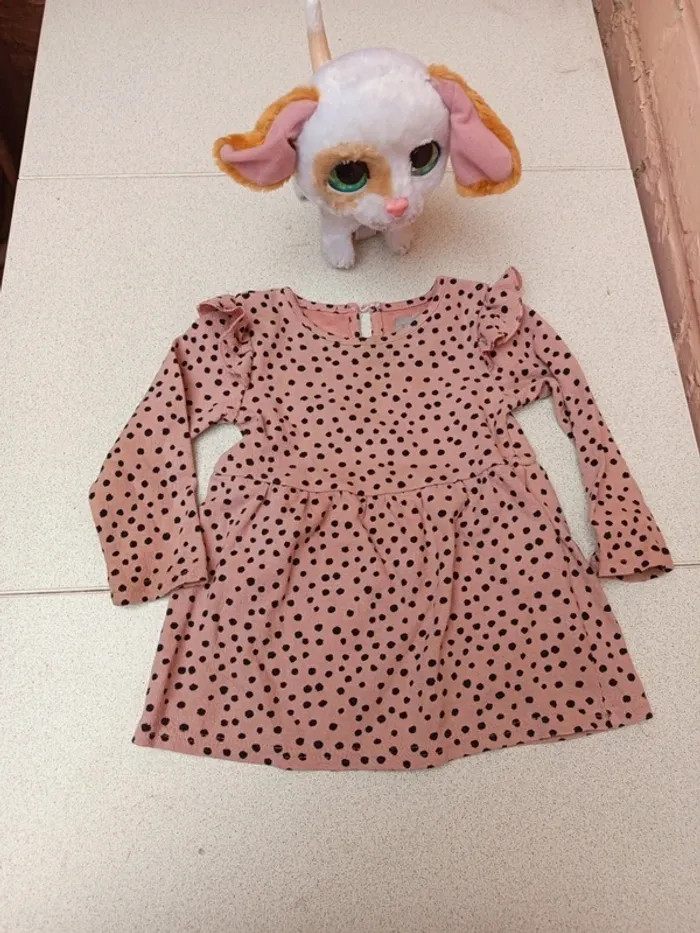 Robe longue manche  taille 18mois/2ans