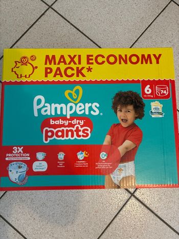 Pampers pants taille 6