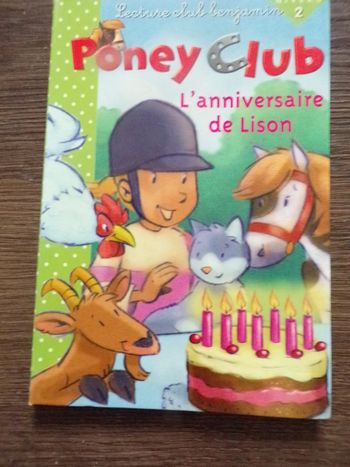 Livre Poney club L'anniversaire de Lison