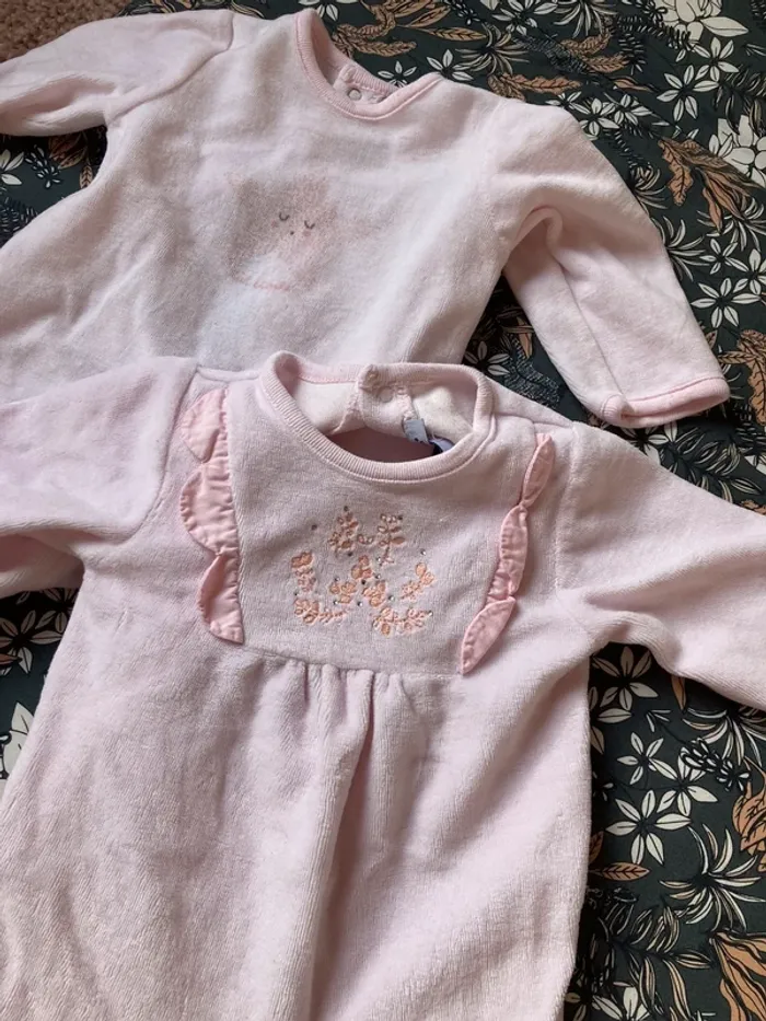 Lot 2 pyjama absorba 3 mois - photo numéro 2