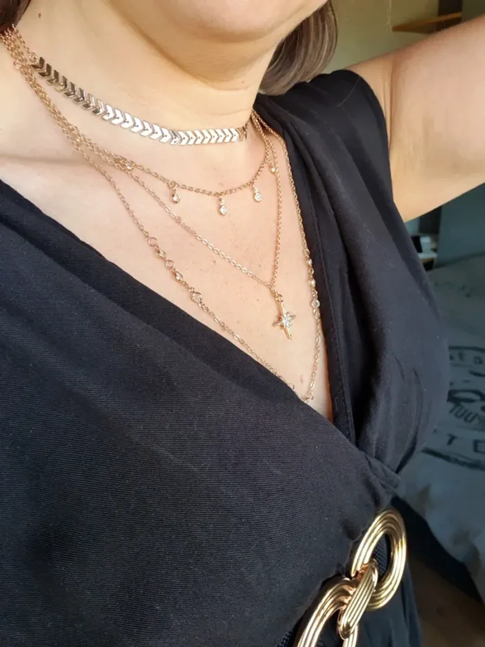 Collier multi rangs - photo numéro 2