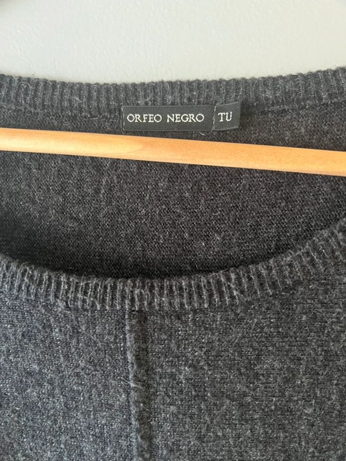 Pull gris à paillettes - photo numéro 5