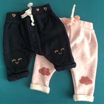Lot de deux pantalon 1mois