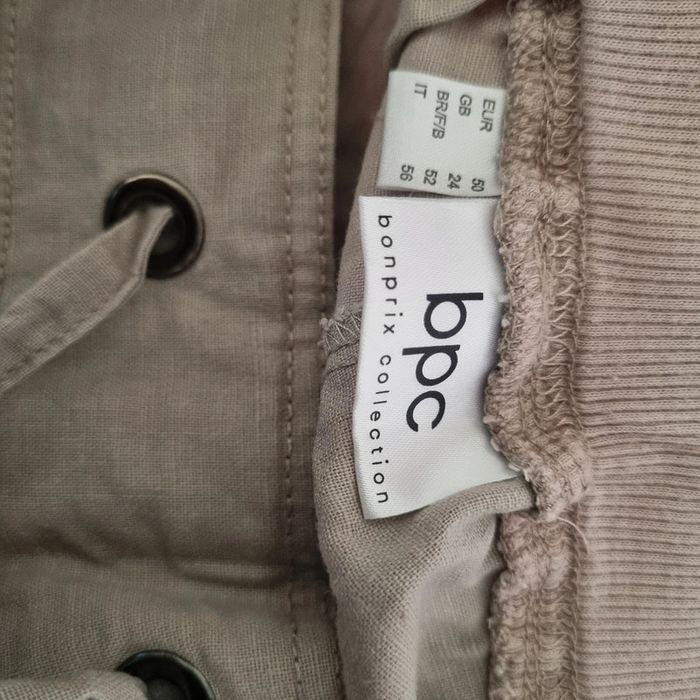 Pantalon lin bon prix 52 beige noué aux chevilles - photo numéro 7